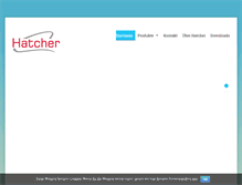 Tablet Screenshot of hatcher.de